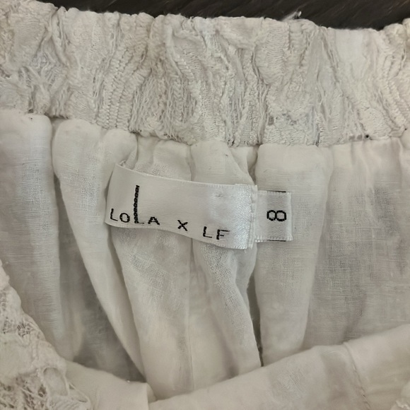 LF White Lace Shorts Size XS - Picture 5 of 8